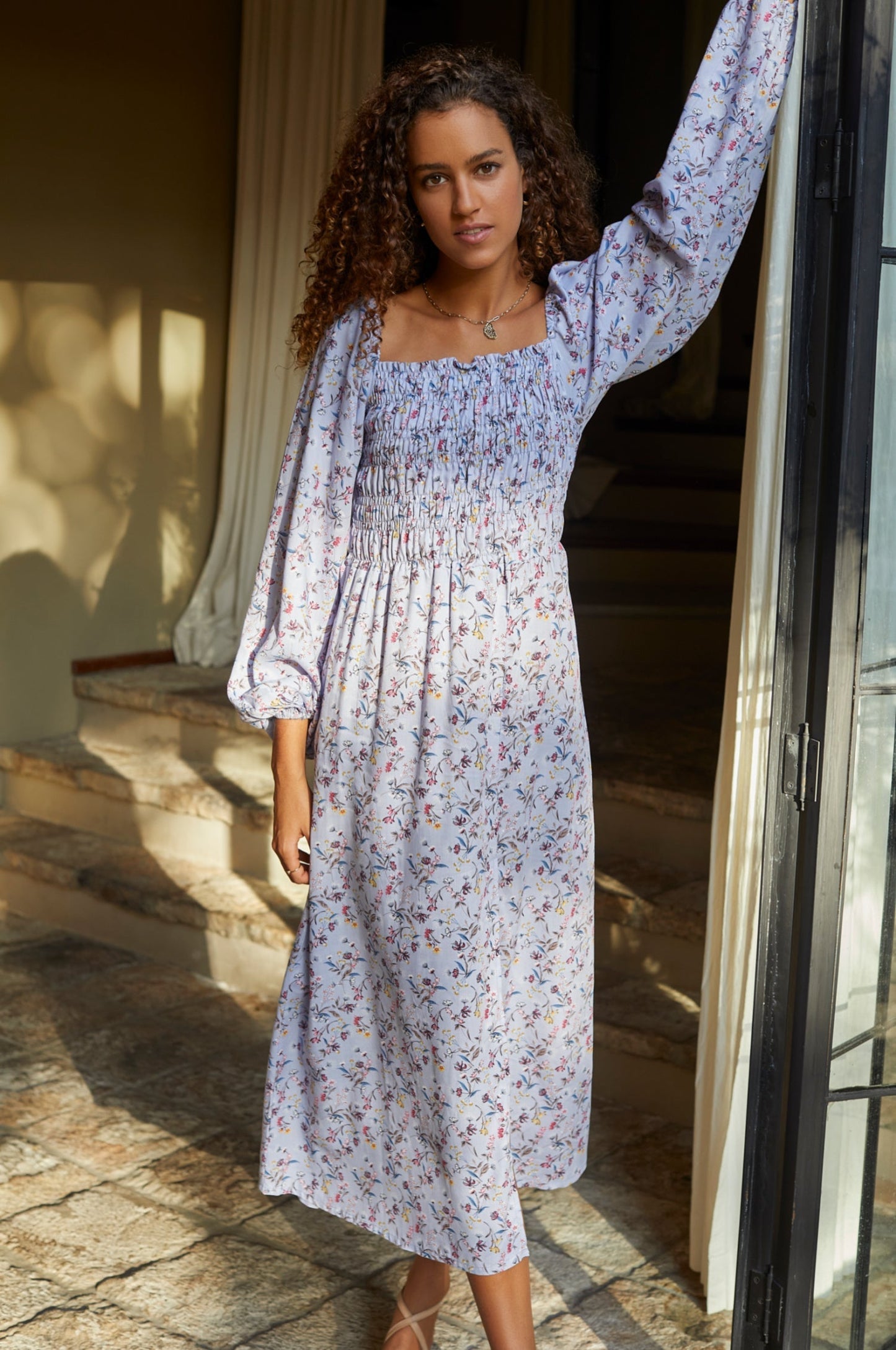 Enchanting Off-Shoulder Smocked Dress for Romantic Moments