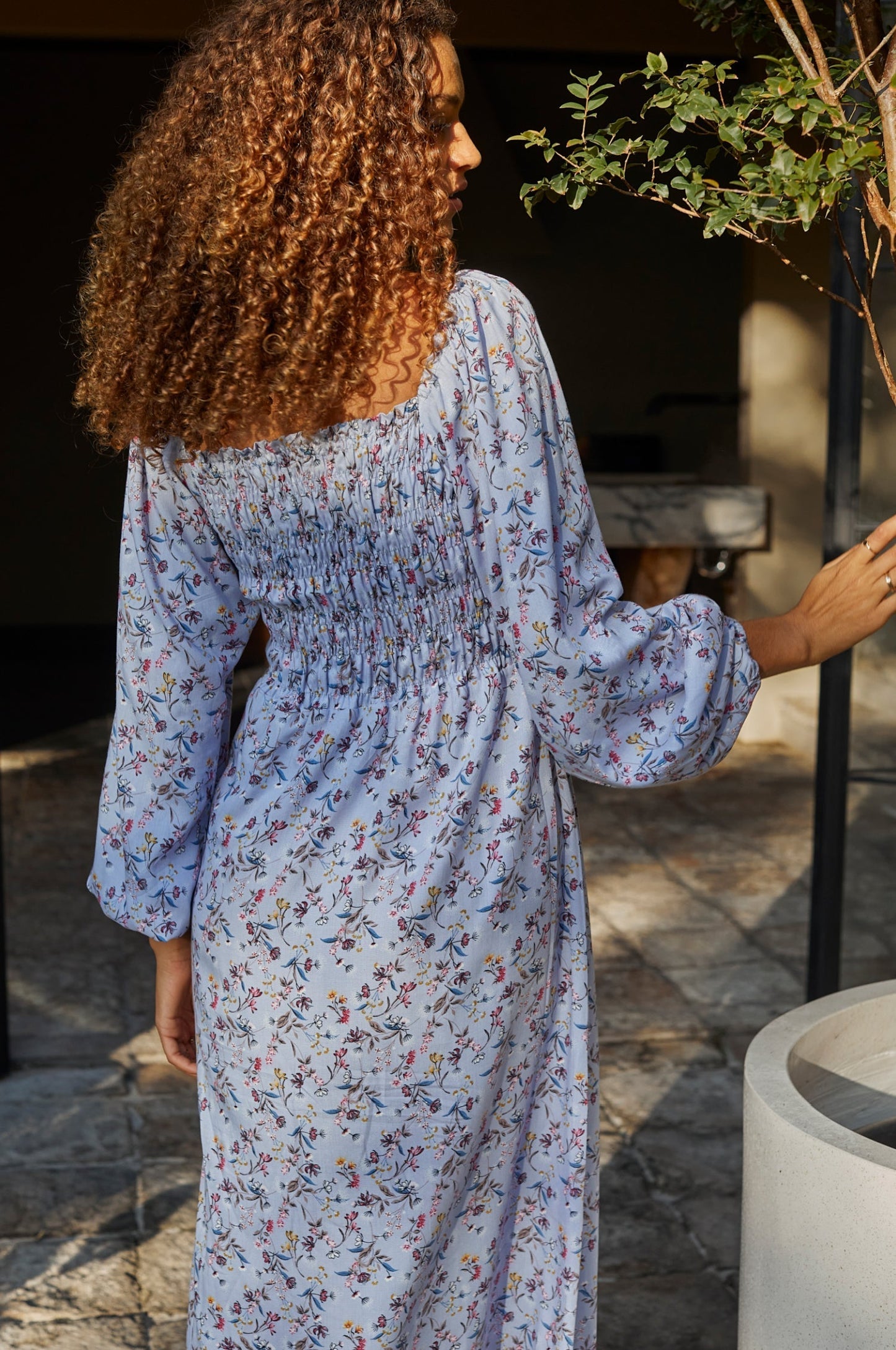 Enchanting Off-Shoulder Smocked Dress for Romantic Moments
