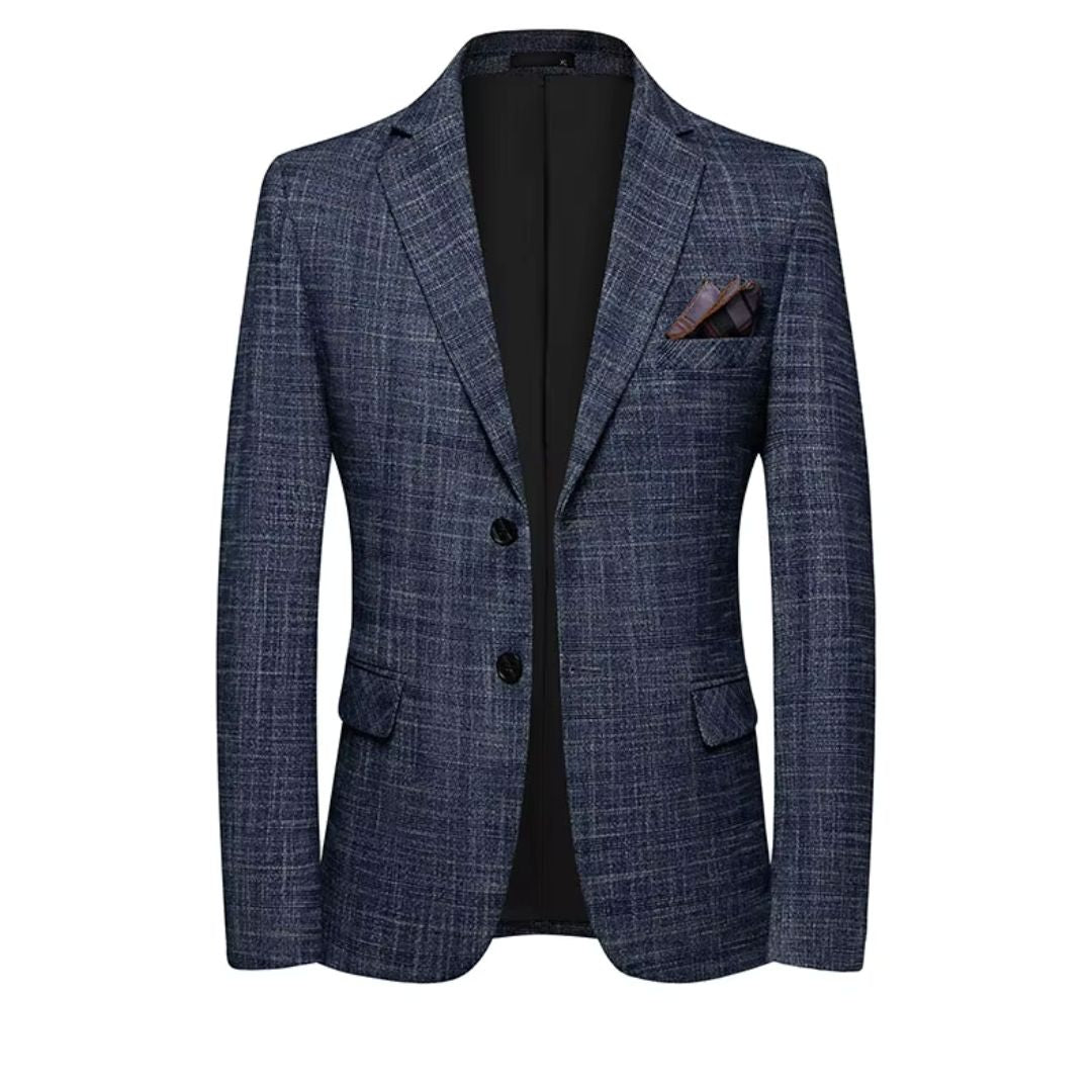 Sleek Men's Slim Fit All-in-One Blazer for Effortless Style