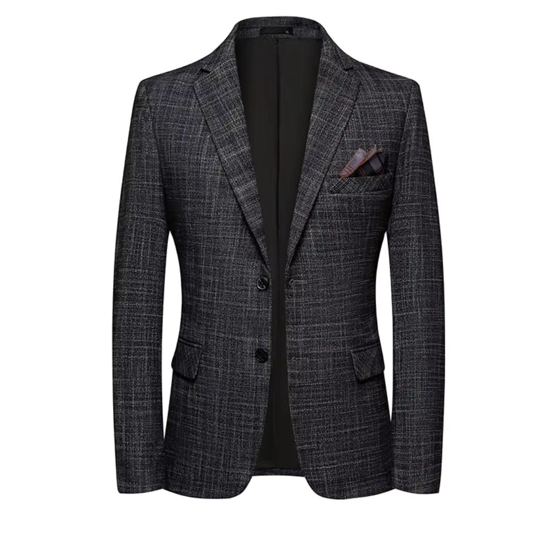 Sleek Men's Slim Fit All-in-One Blazer for Effortless Style