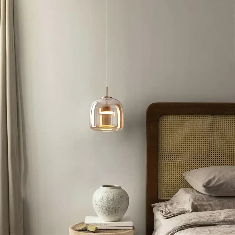Chic Clear Glass Pendant Light - Embrace Modern Minimalist Sophistication