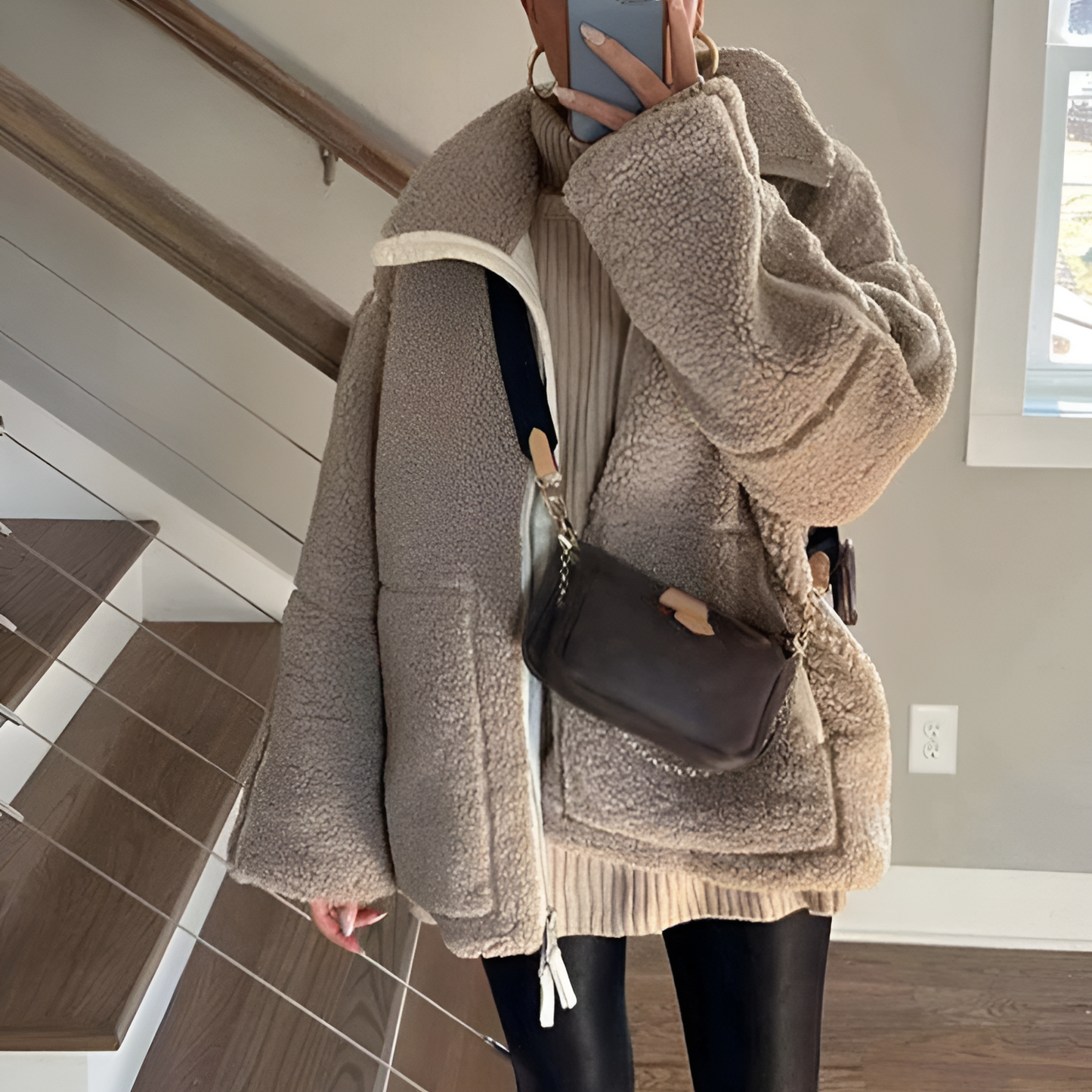 Chic Teddy Fleece Jacket for Women