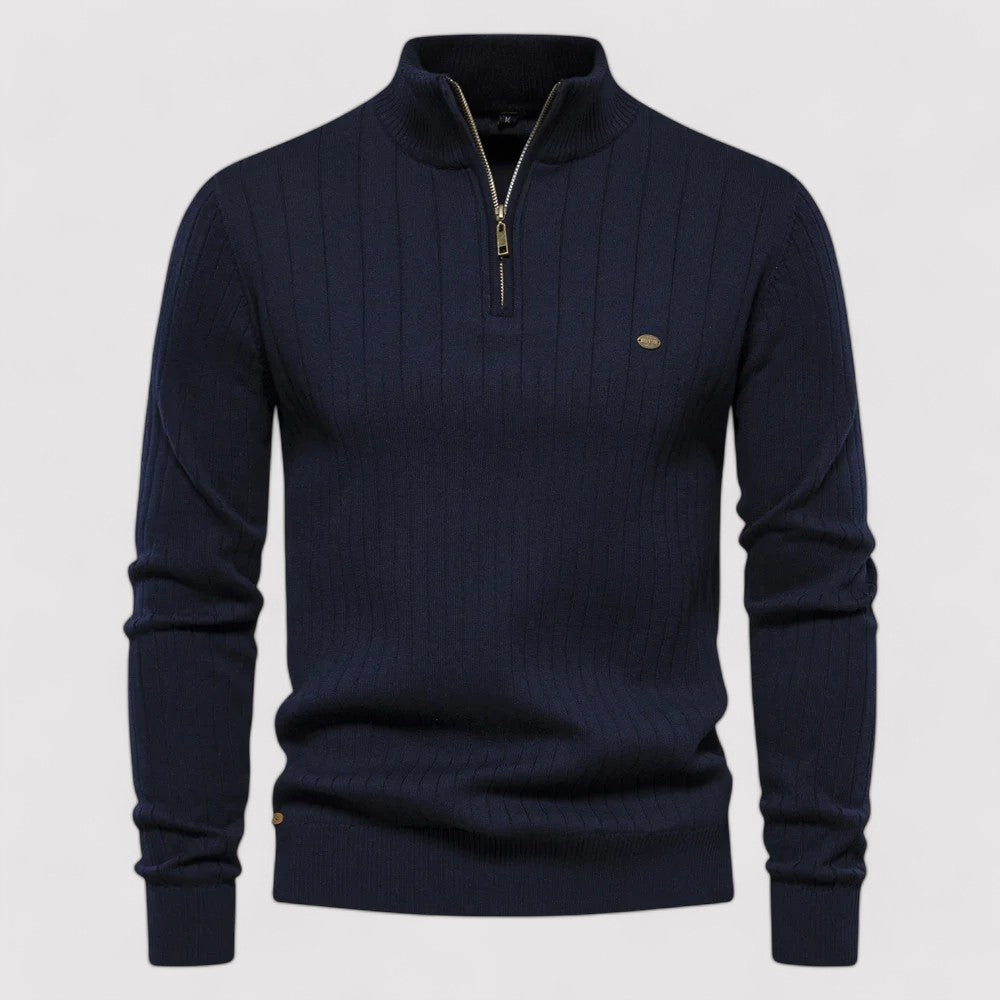 Men's Luxury Autumn Zippered Sweater