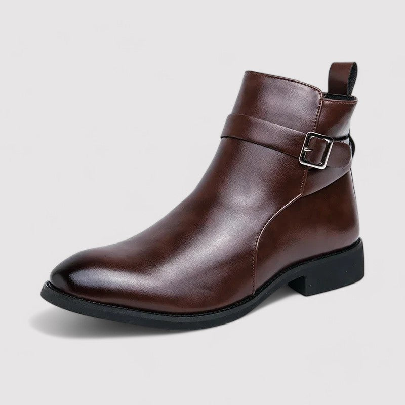 Sergio Men's Premium Genuine Leather Chelsea Boots - Timeless Elegance