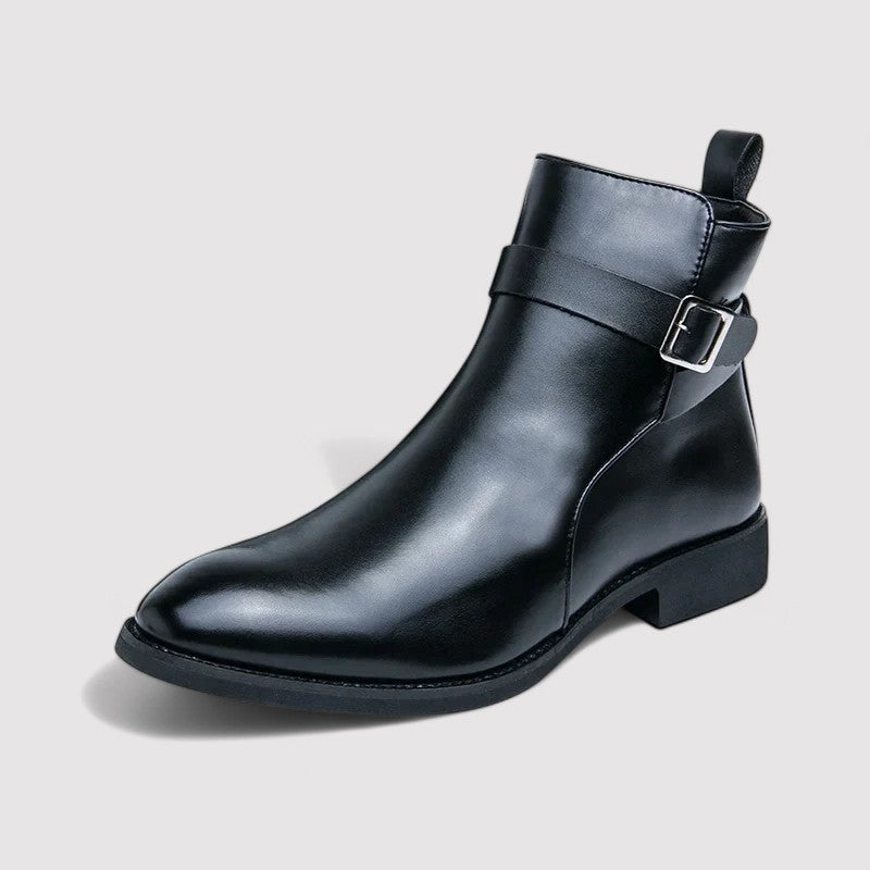 Sergio Men's Premium Genuine Leather Chelsea Boots - Timeless Elegance