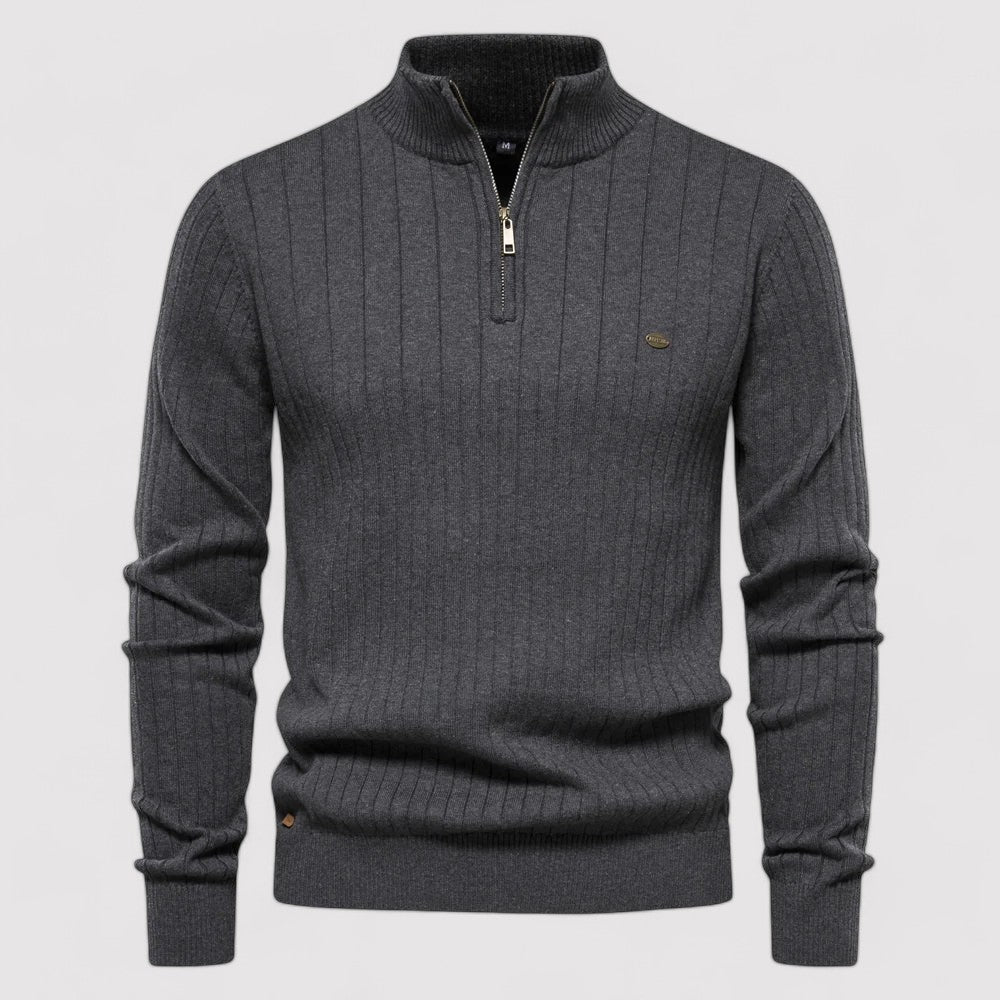 Men's Luxury Autumn Zippered Sweater