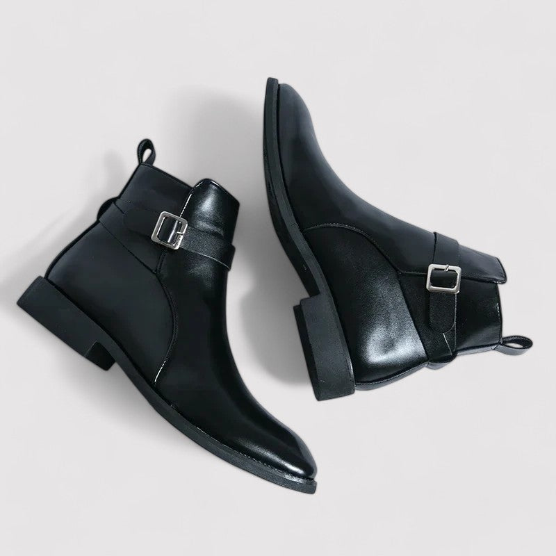 Sergio Men's Premium Genuine Leather Chelsea Boots - Timeless Elegance