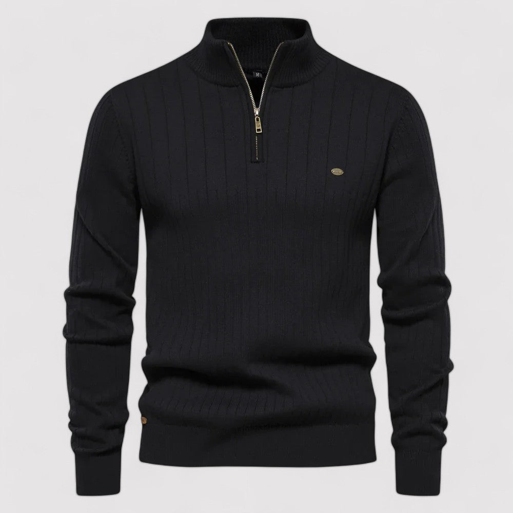 Men's Luxury Autumn Zippered Sweater