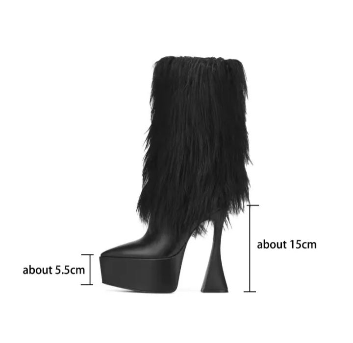 Chic & Stylish Fashionella Leather Boots – New Design!