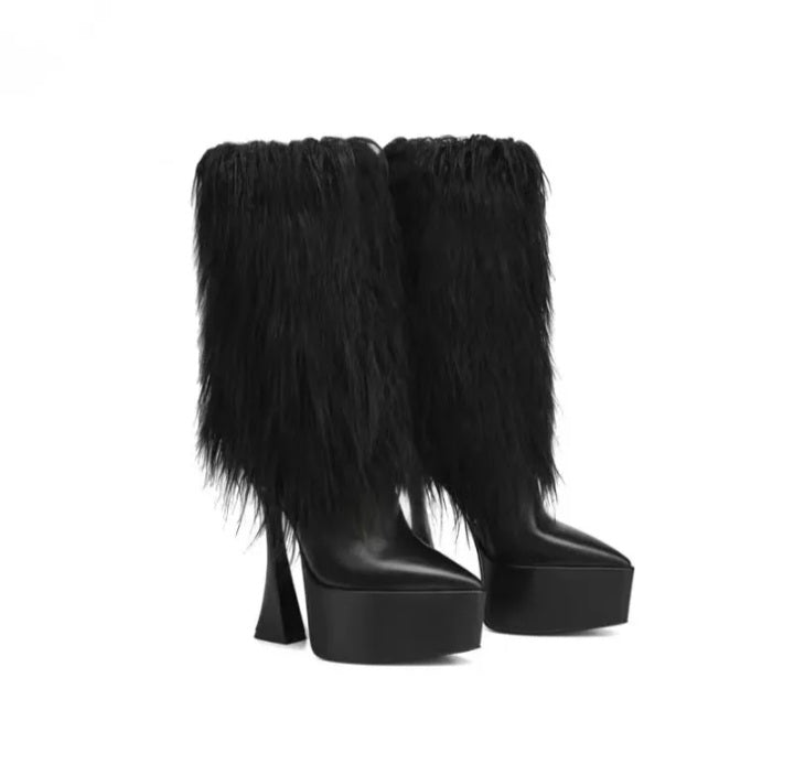 Chic & Stylish Fashionella Leather Boots – New Design!