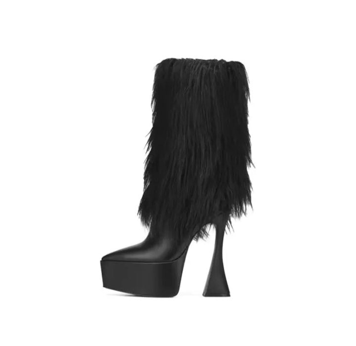 Chic & Stylish Fashionella Leather Boots – New Design!