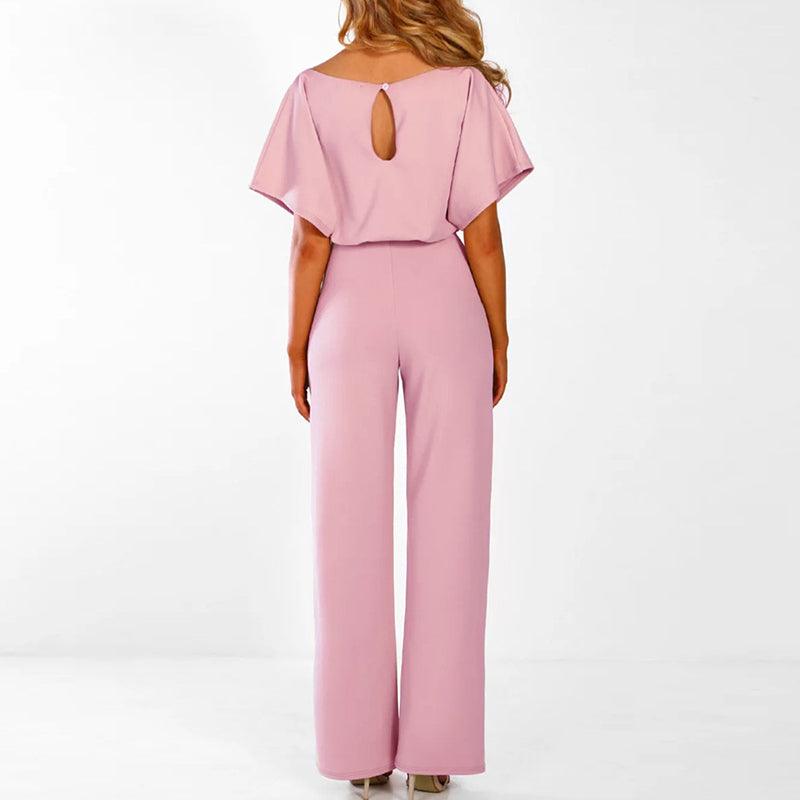 Sophisticated Women's Belted Jumpsuit β A Chic and Fashionable Ensemble