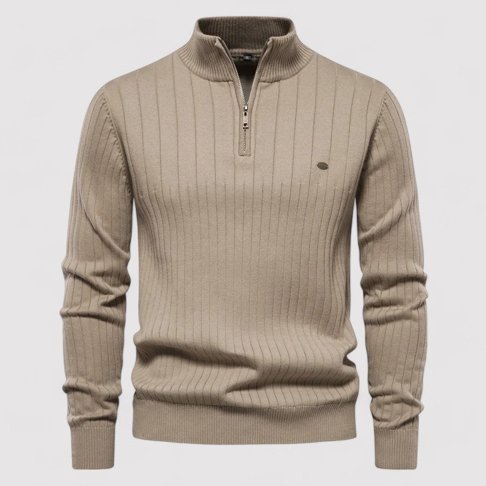 Men's Luxury Autumn Zippered Sweater