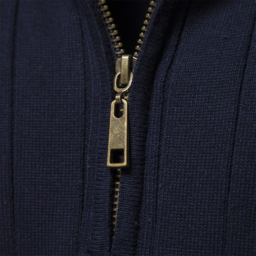 Men's Luxury Autumn Zippered Sweater