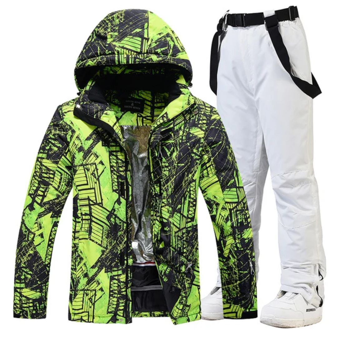 Ultimate Winter Snowboarding Ski Jacket Ensemble