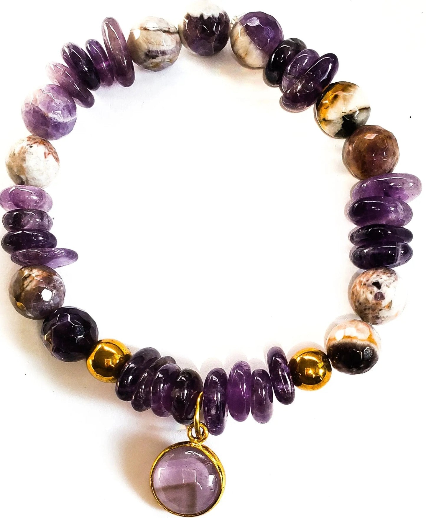 Stunning Amethyst Single Bracelet