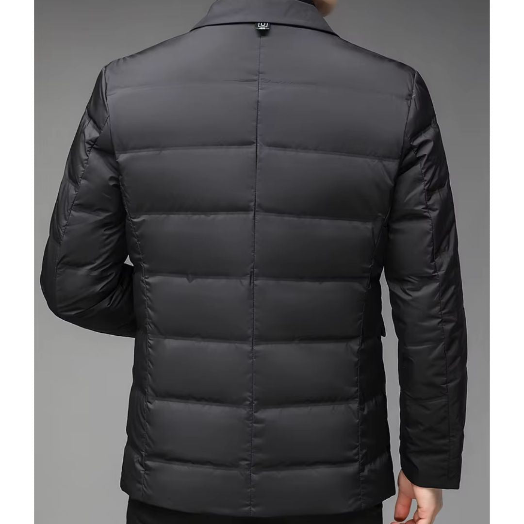 Men's Stylish Suit Jacket with Down Comfort