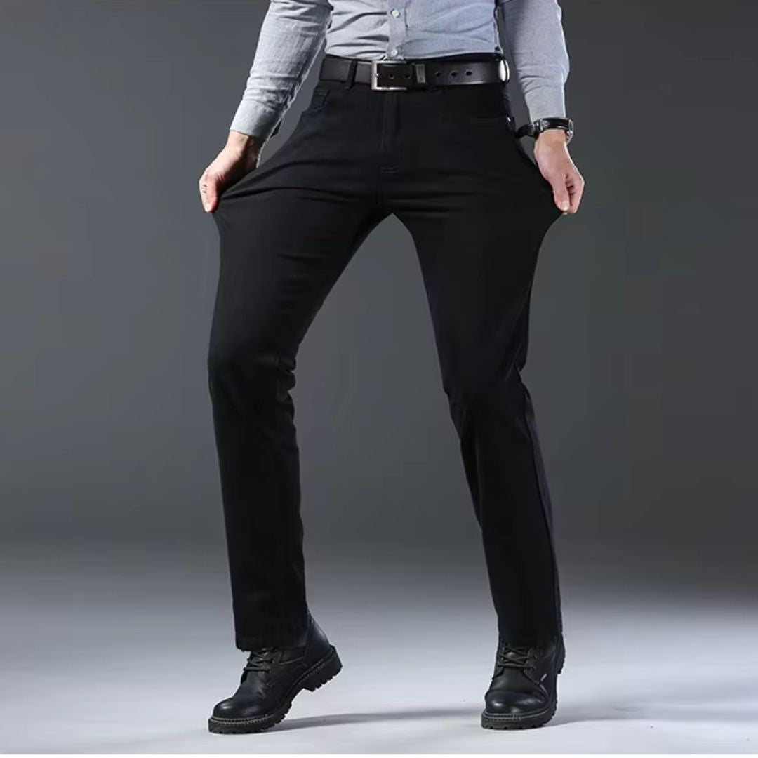 Stylish Men's Stretch Jeans for Business Casual Comfort