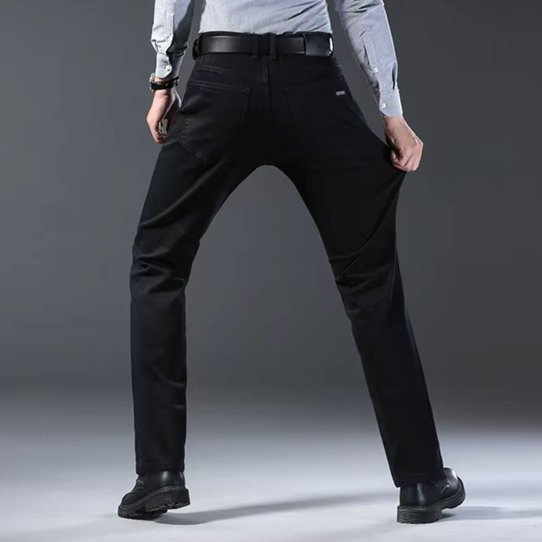Stylish Men's Stretch Jeans for Business Casual Comfort