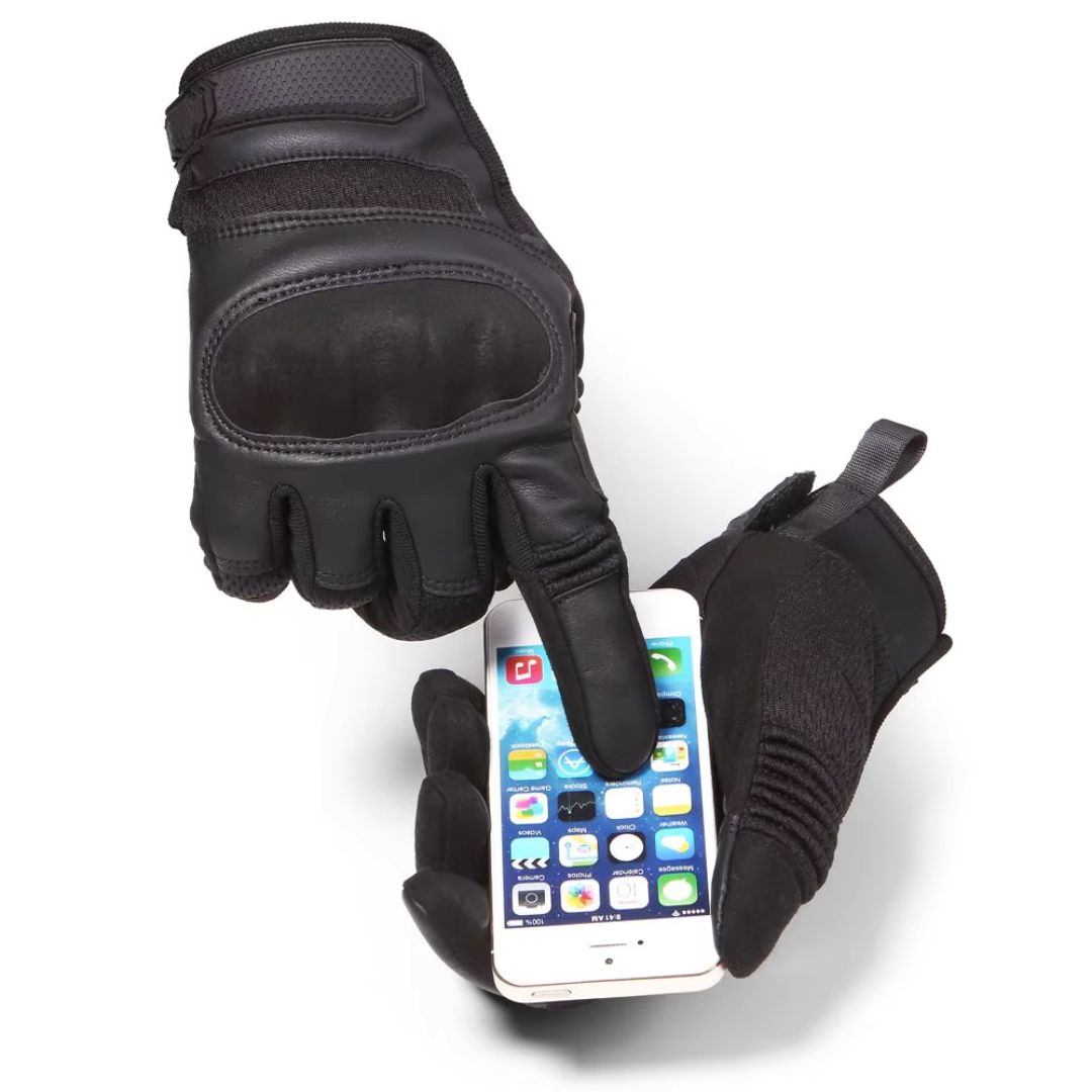 Premium Men's Tactical Leather Combat Gloves for Maximum Performance