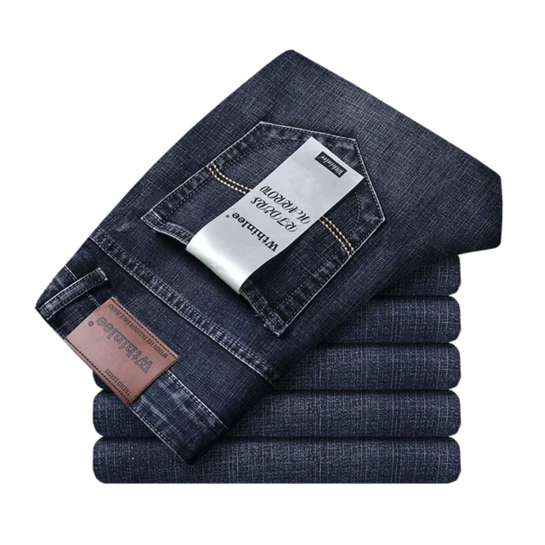 Stylish Men's Stretch Jeans for Business Casual Comfort