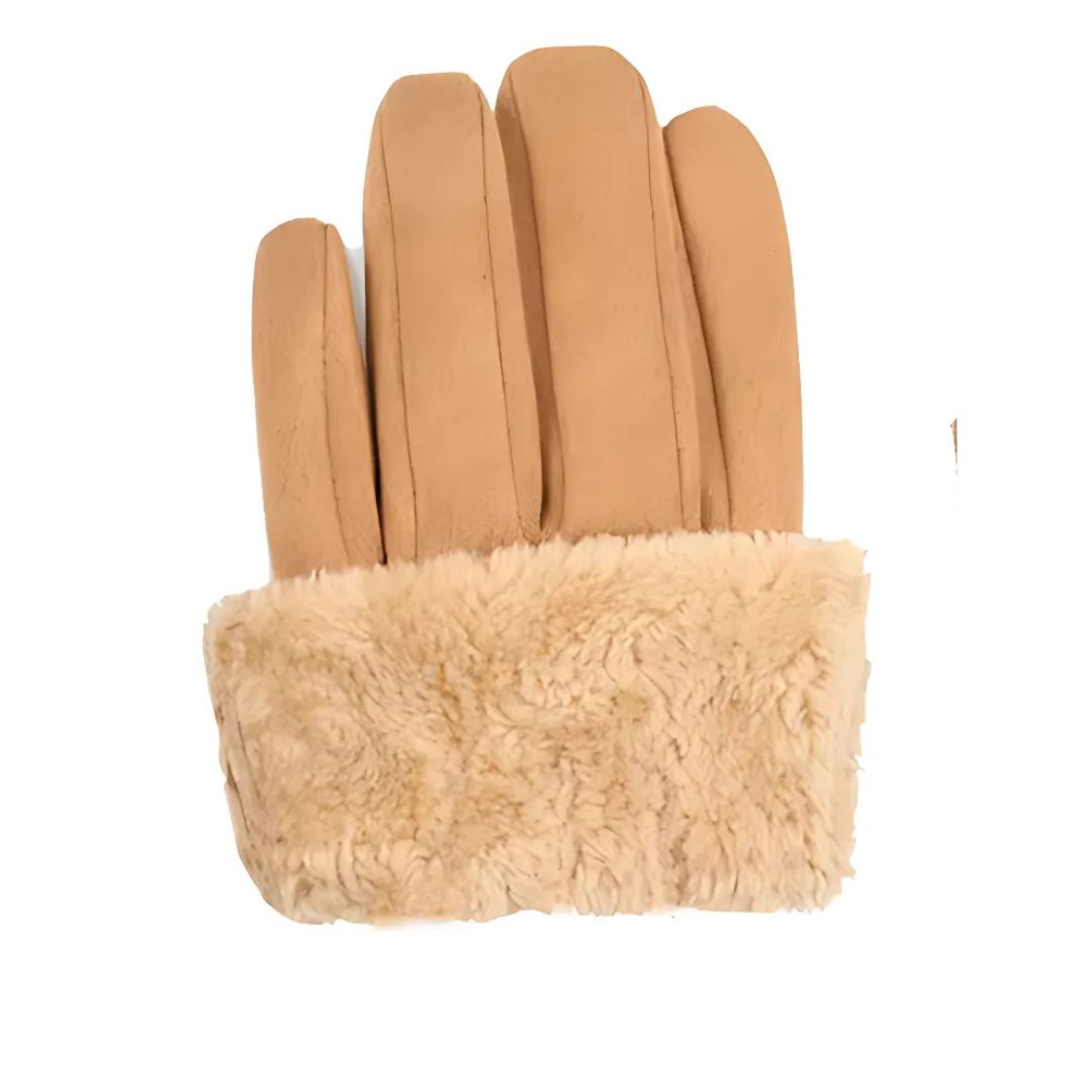 Stylish Men's Suede Touchscreen Winter Gloves