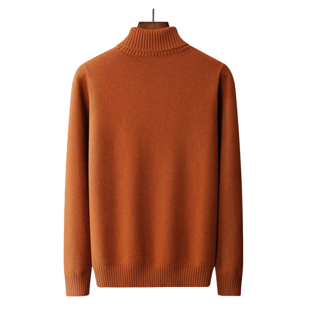 Elite Wool & Cashmere Turtleneck Sweater