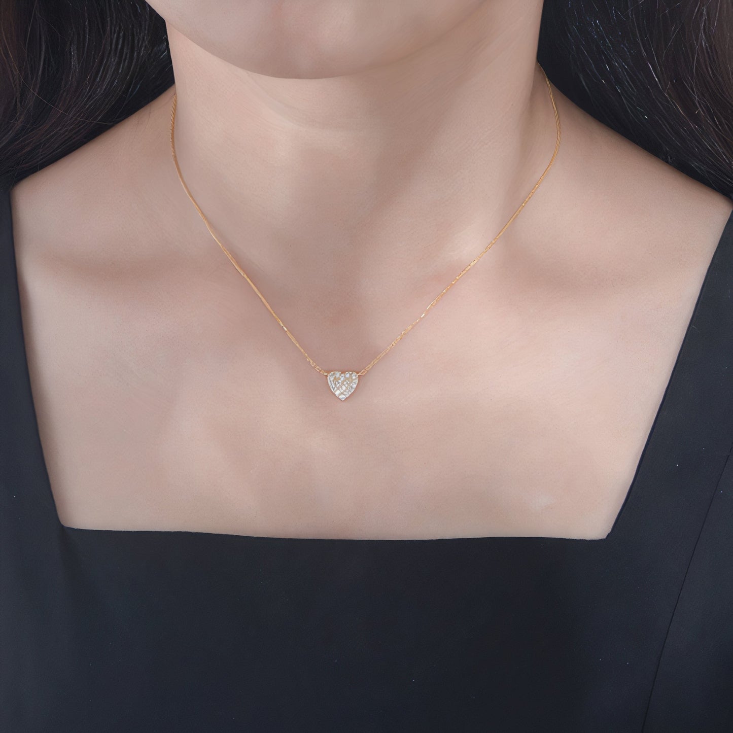 Charming Heart Pendant Necklace