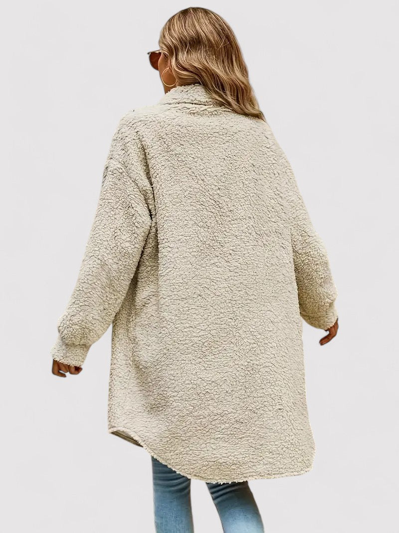 Vintage Apricot Teddy Fleece Jacket