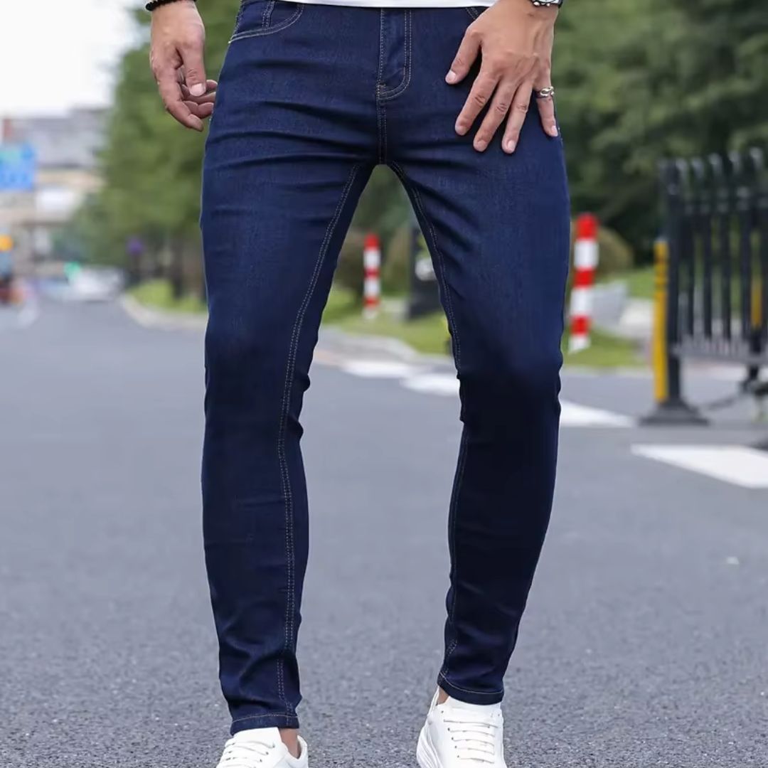 Stylish Men's Slim Fit Classic Skinny Jeans