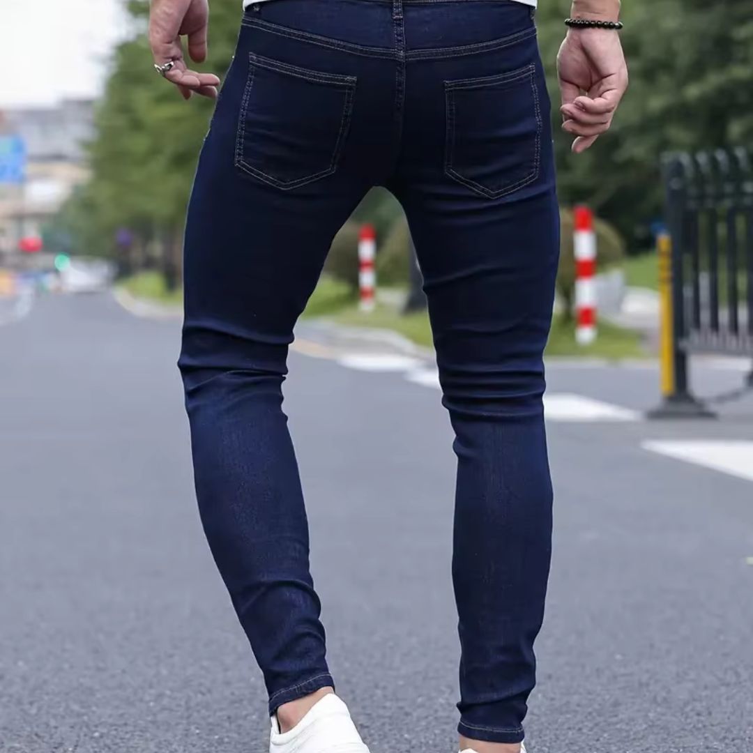 Stylish Men's Slim Fit Classic Skinny Jeans