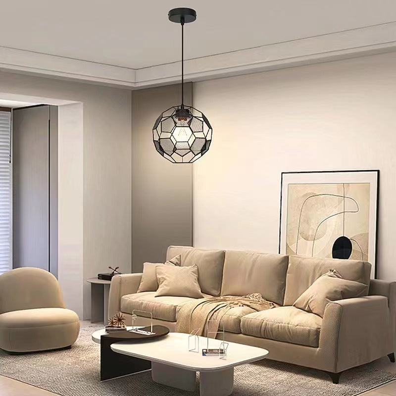 Stylish Soccer Ball Ceiling Light - Perfect for Sports Enthusiasts!