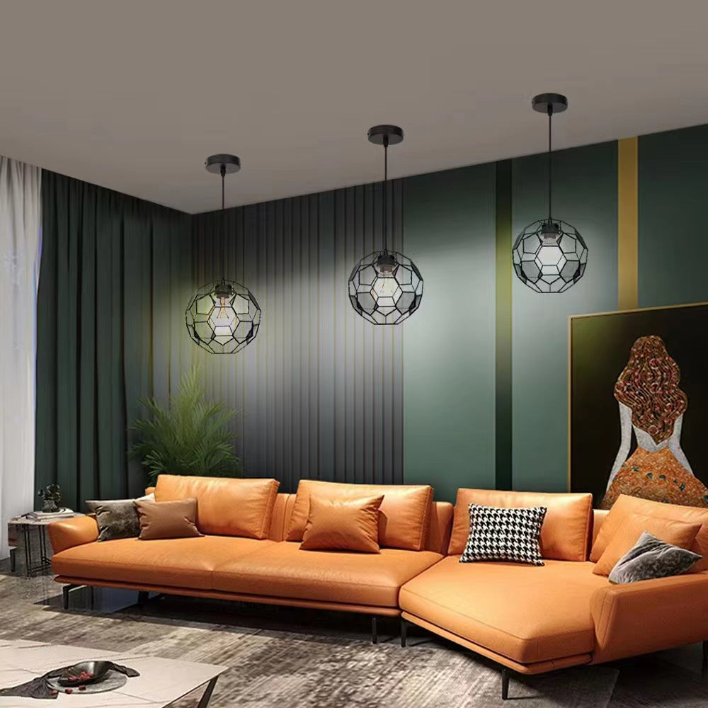 Stylish Soccer Ball Ceiling Light - Perfect for Sports Enthusiasts!