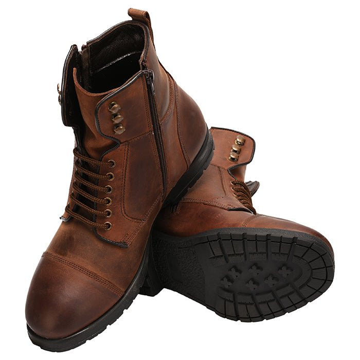 Rugged Elegance: Men's Leather Ankle Boots