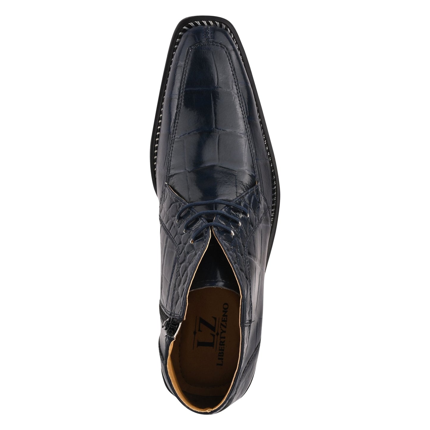 Stylish Men’s Genuine Leather Lace-Up Boots