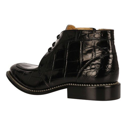 Stylish Men’s Genuine Leather Lace-Up Boots
