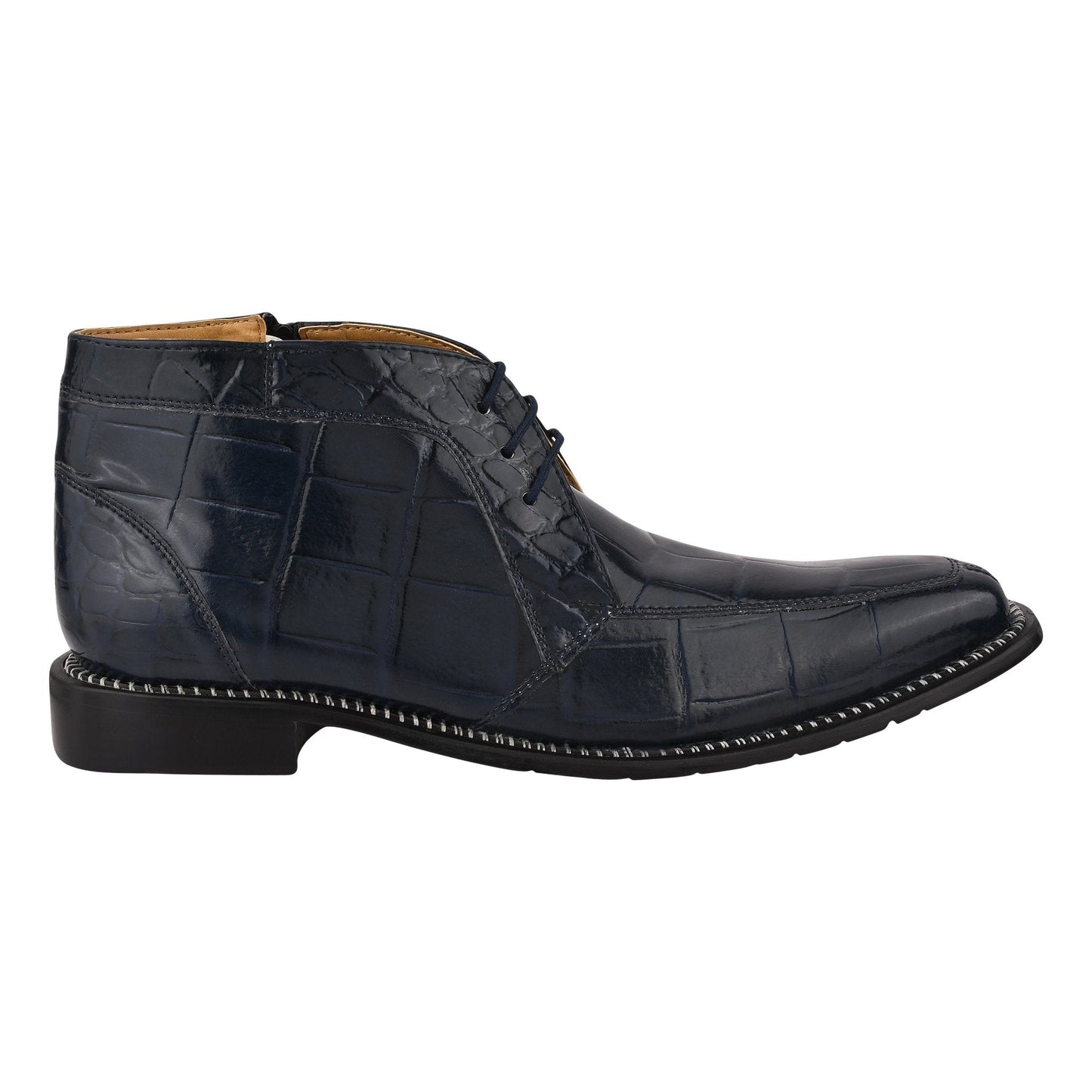 Stylish Men’s Genuine Leather Lace-Up Boots