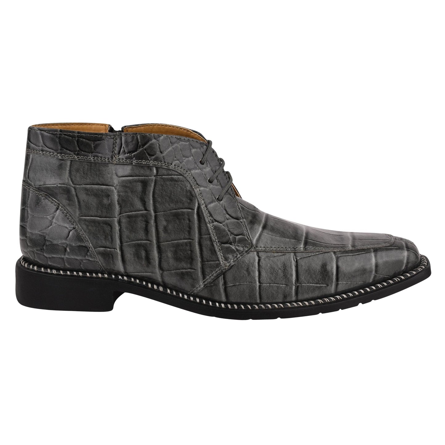 Stylish Men’s Genuine Leather Lace-Up Boots