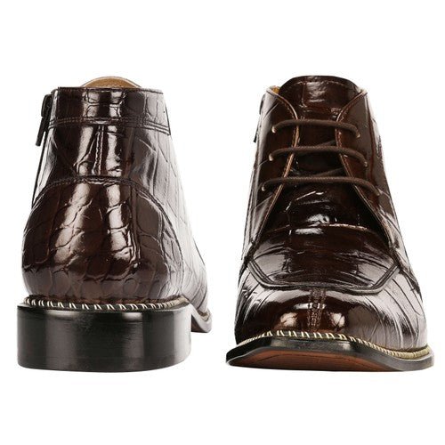 Stylish Men’s Genuine Leather Lace-Up Boots