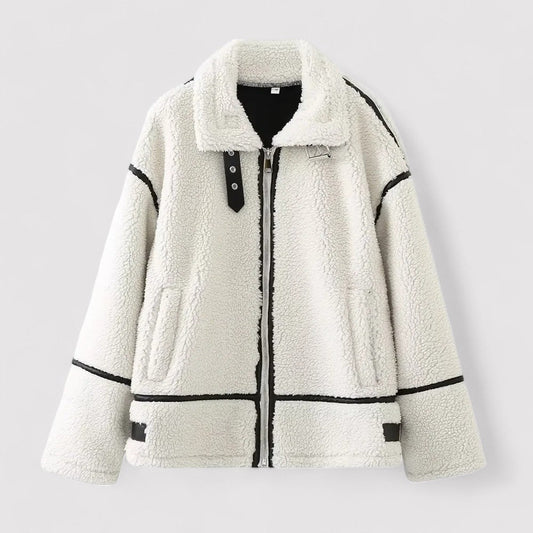 Luxurious White Teddy Coat for Women