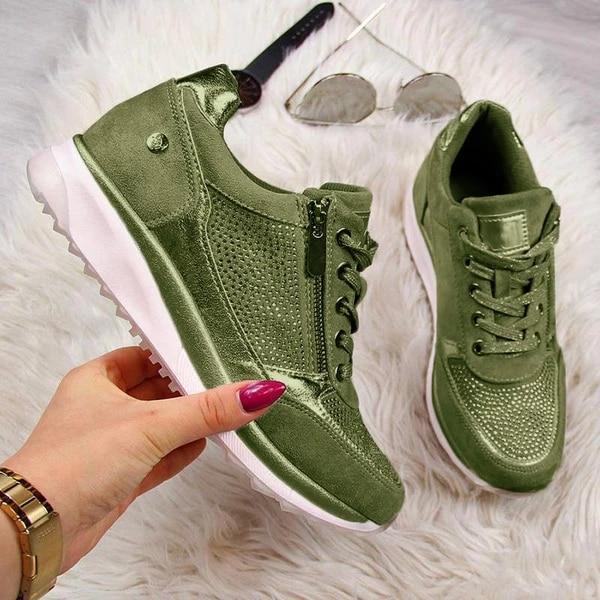 Stylish and Cozy Slip-On Walking Shoes for Women