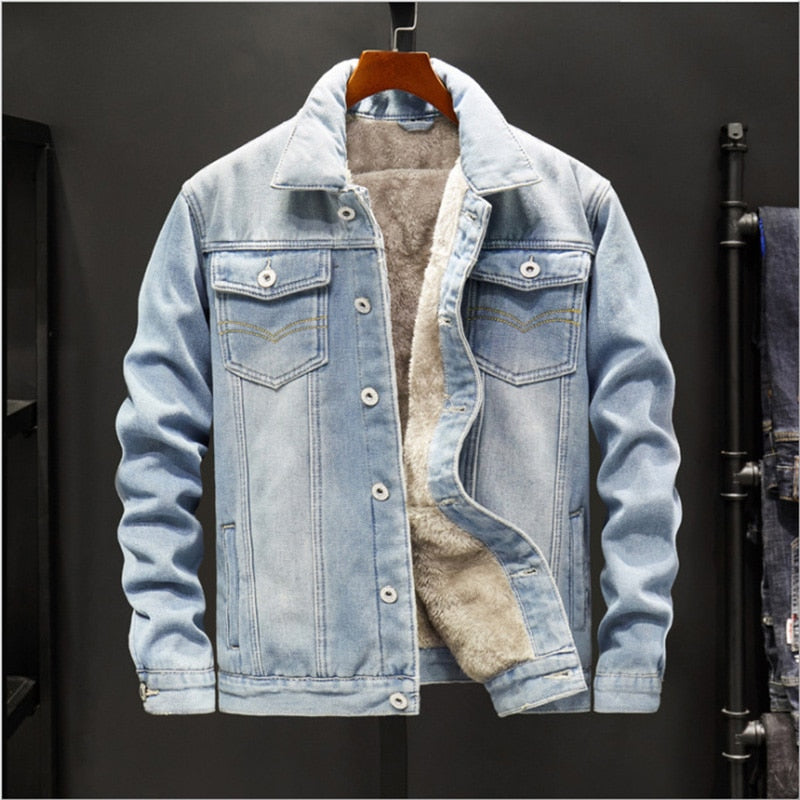 Stylish Italian Men’s Denim Jacket