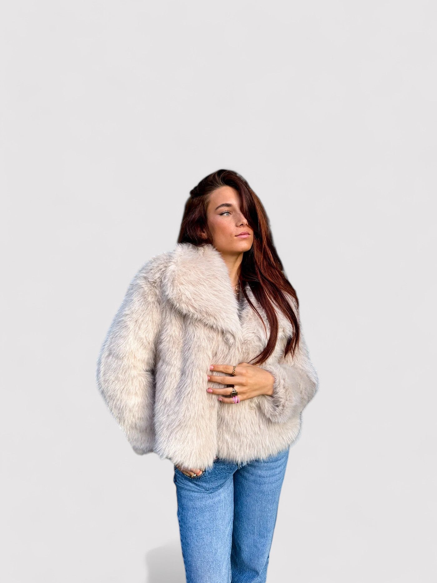 Chic and Timeless Women's Faux Leather Jacket