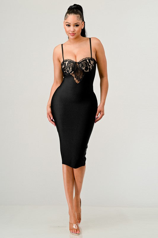 Festive Flair Midi Dress for Cocktail Evenings