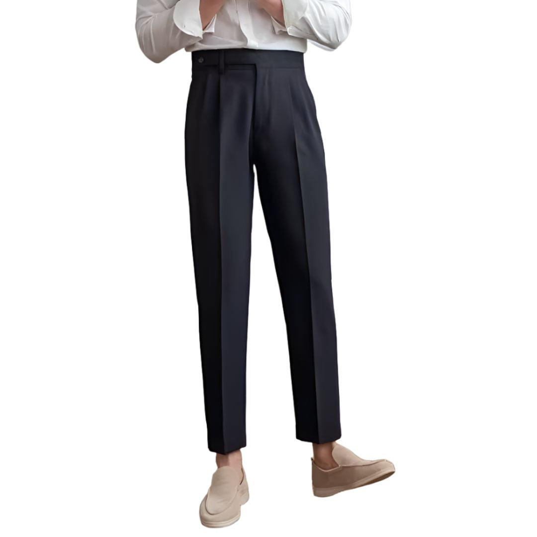 High Waist Pants Inspired by Parisian Style