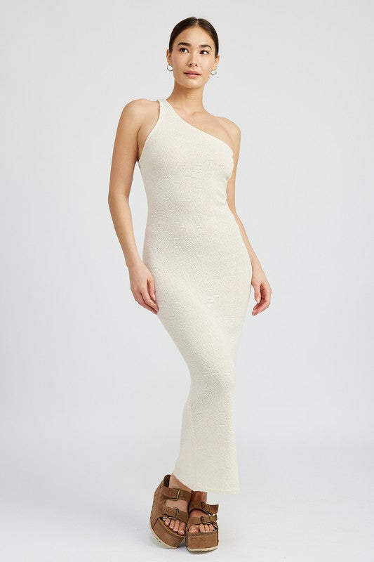 Chic One-Shoulder Maxi Dress