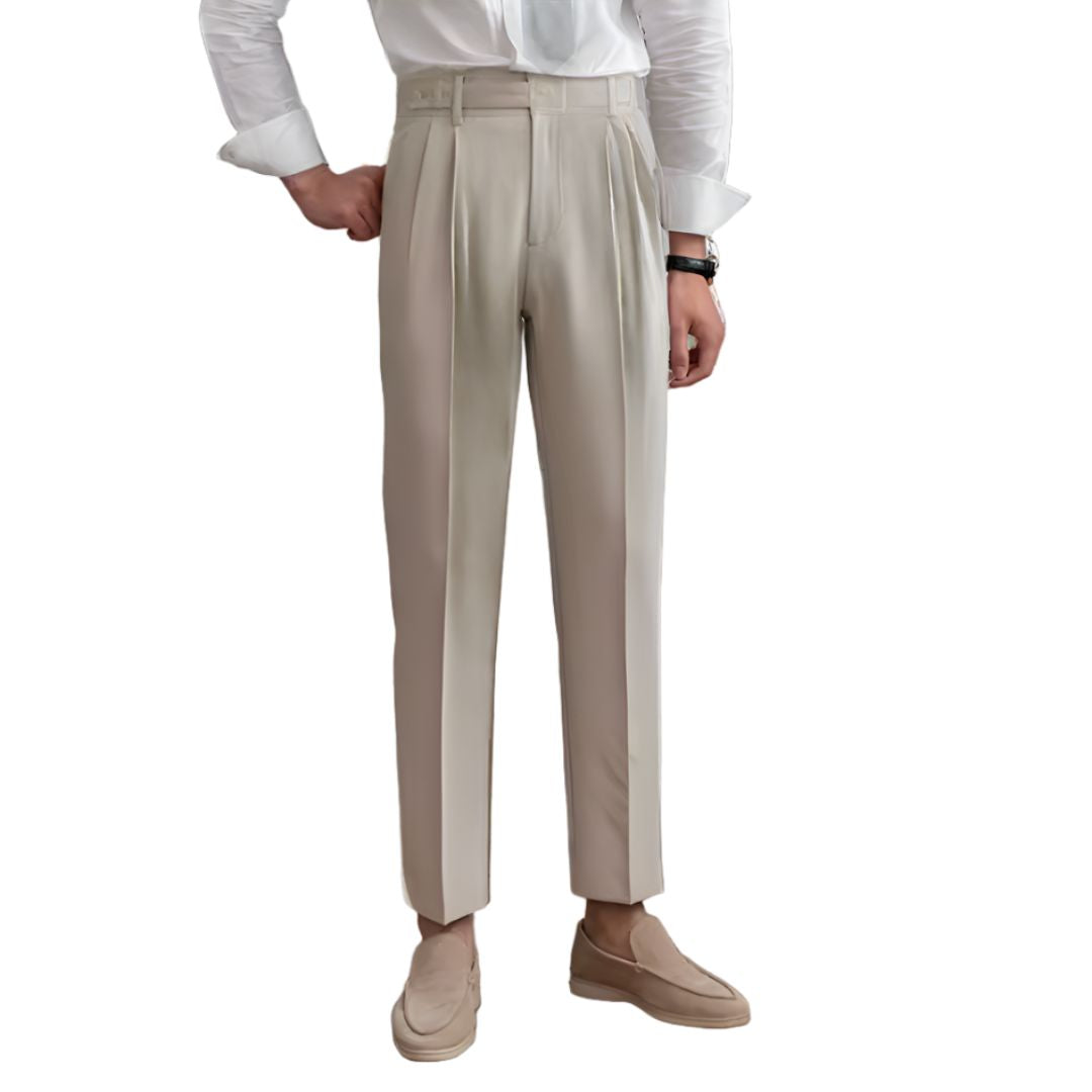 High Waist Pants Inspired by Parisian Style