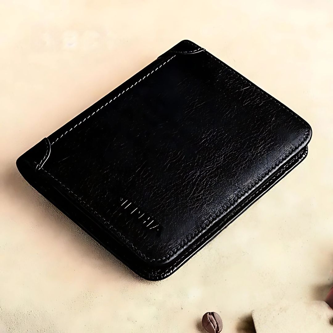 Vintage-Inspired Authentic Leather Wallet