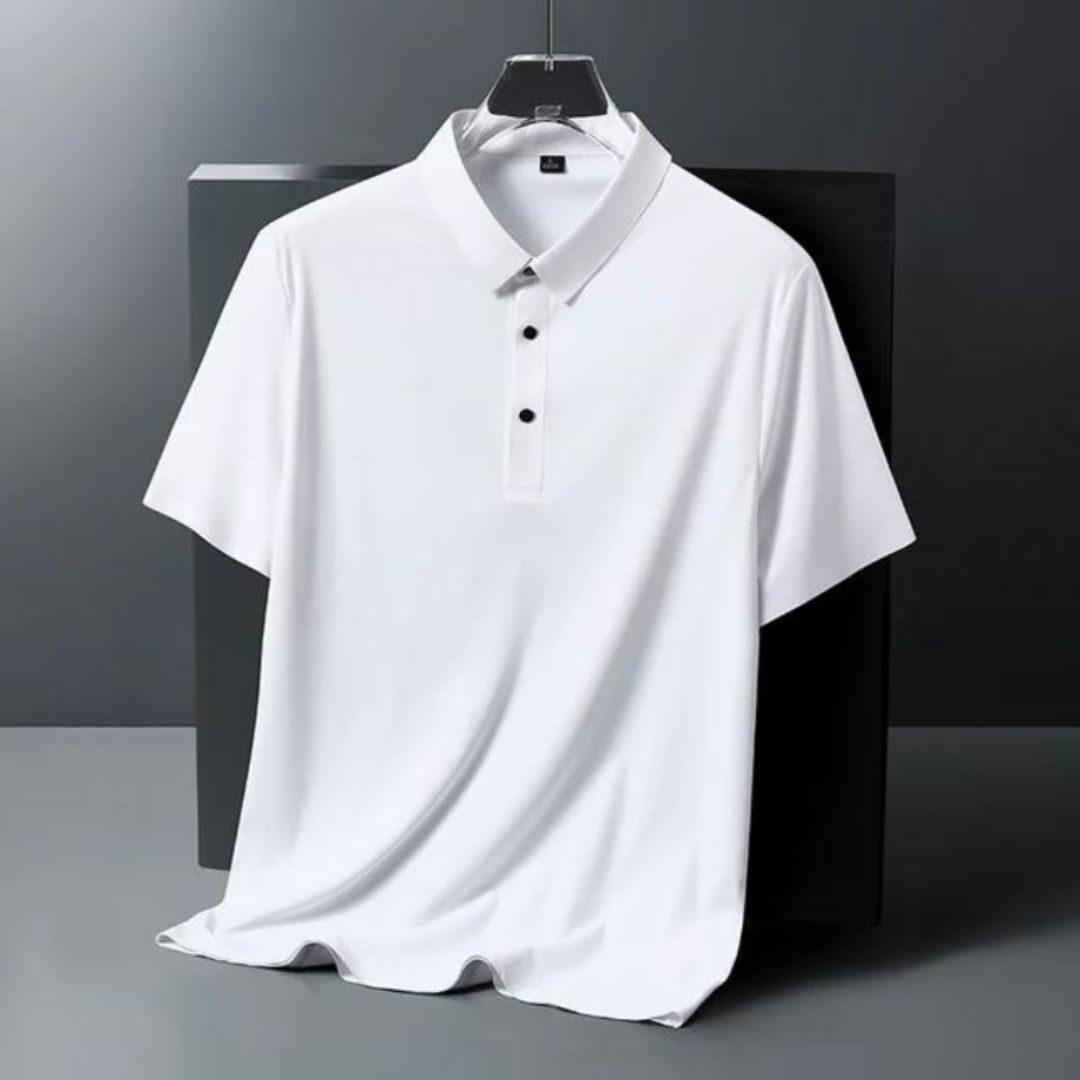Luxurious Napoli Silk Polo Shirt