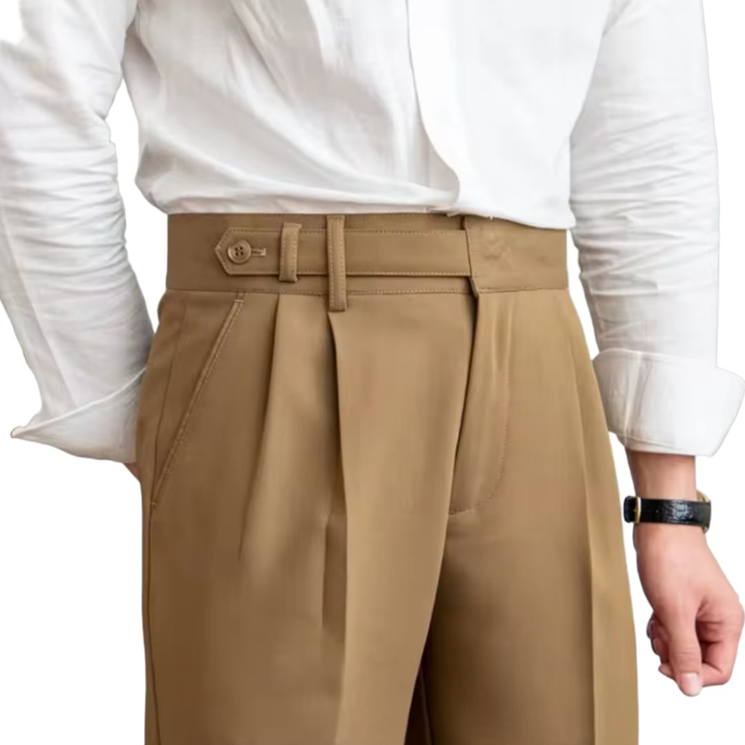 High Waist Pants Inspired by Parisian Style